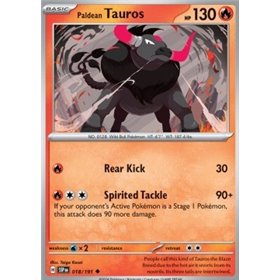 SSP 018 - Paldean Tauros SSP 018 - Paldean Tauros