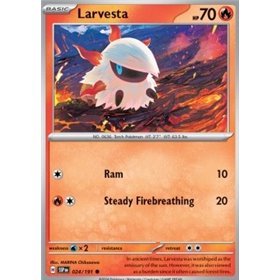 SSP 024 - Larvesta - Reverse Holo SSP 024 - Larvesta - Reverse Holo