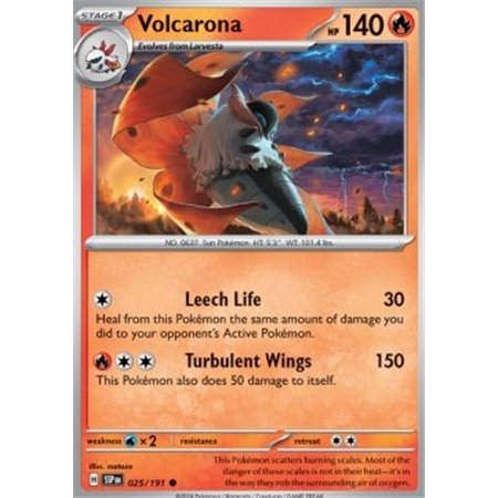 SSP 025 - Volcarona - Reverse Holo