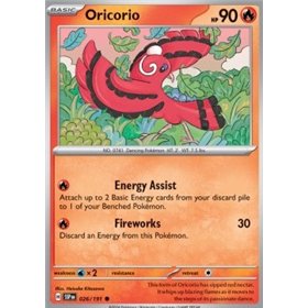 SSP 026 - Oricorio - Reverse Holo SSP 026 - Oricorio - Reverse Holo