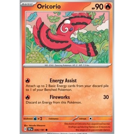 SSP 026 - Oricorio - Reverse Holo