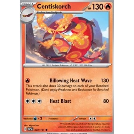 SSP 028 - Centiskorch - Reverse Holo