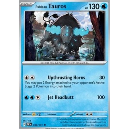 SSP 039 - Paldean Tauros - Reverse Holo