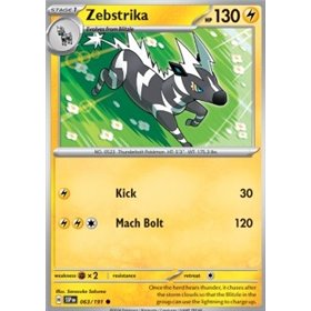 SSP 063 - Zebstrika - Reverse Holo SSP 063 - Zebstrika - Reverse Holo
