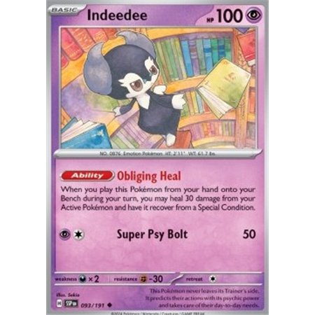 SSP 093 - Indeedee - Reverse Holo