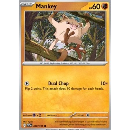 SSP 098 - Mankey - Reverse Holo