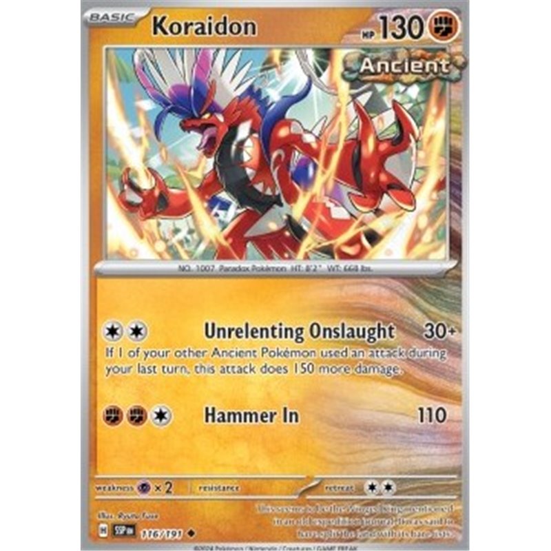 SSP 116 - Koraidon - Reverse Holo