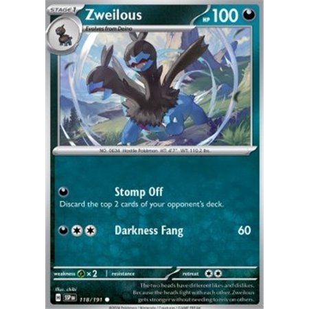 SSP 118 - Zweilous - Reverse Holo