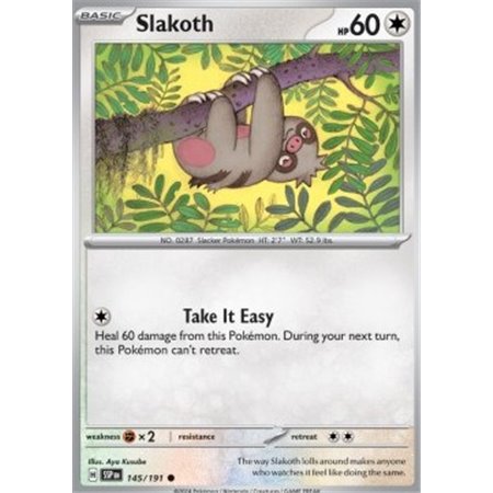 SSP 145 - Slakoth - Reverse Holo