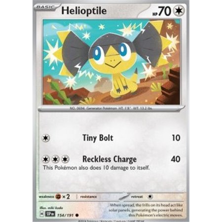 SSP 154 - Helioptile - Reverse Holo