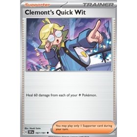 SSP 167 - Clemont's Quick Wit - Reverse Holo