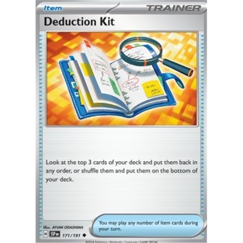 SSP 171 - Deduction Kit - Reverse Holo
