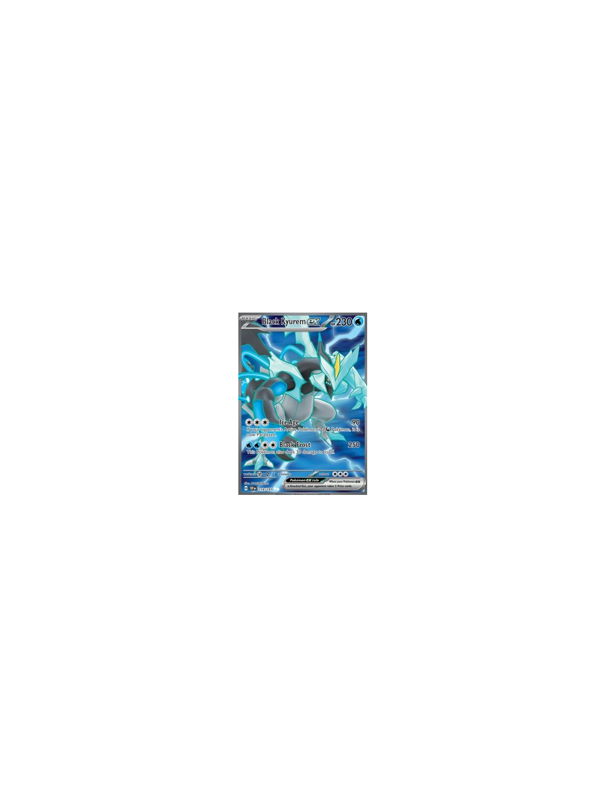 SSP 218 - Black Kyurem ex