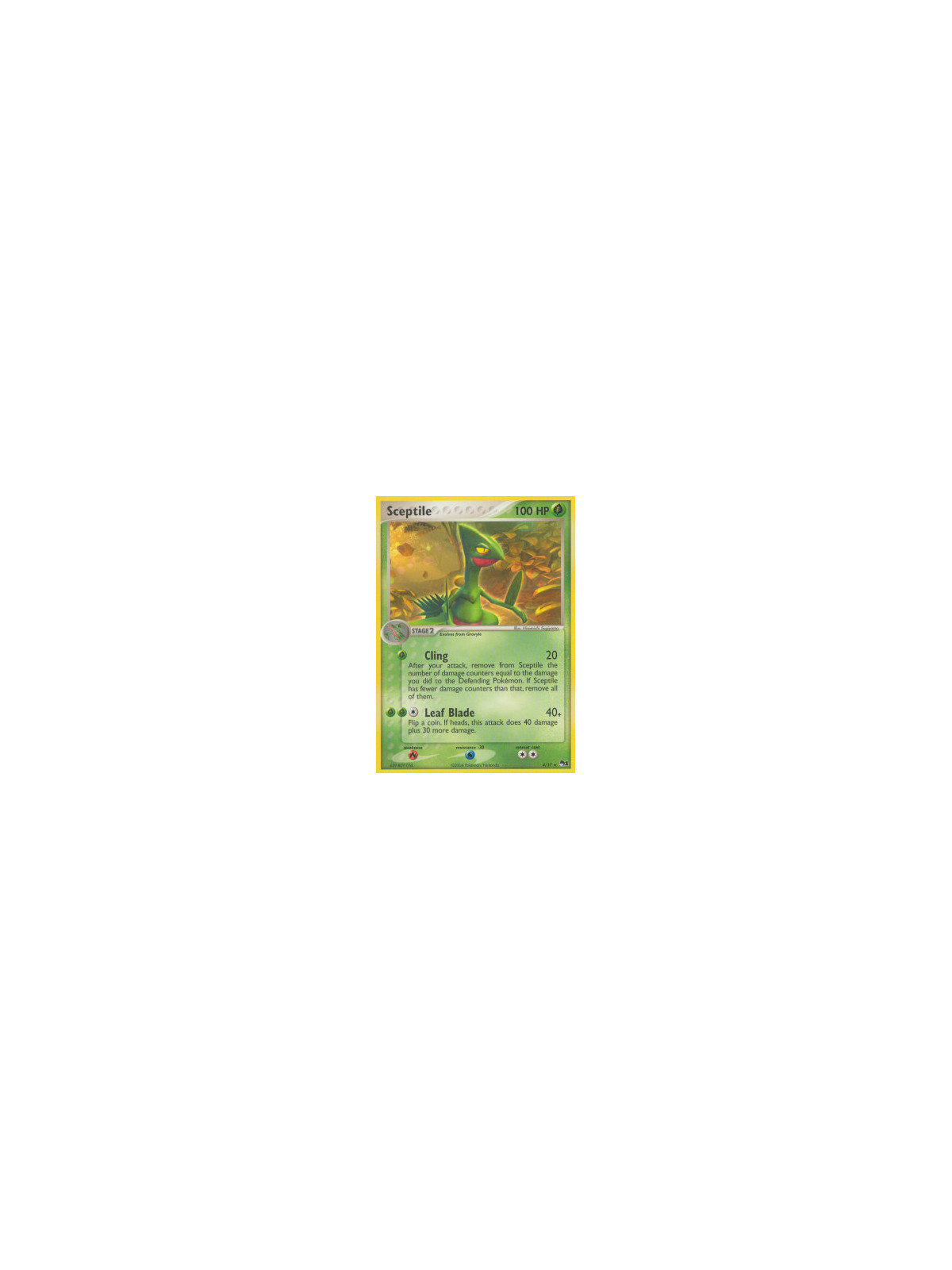 POP1 004 - Sceptile - Holo
