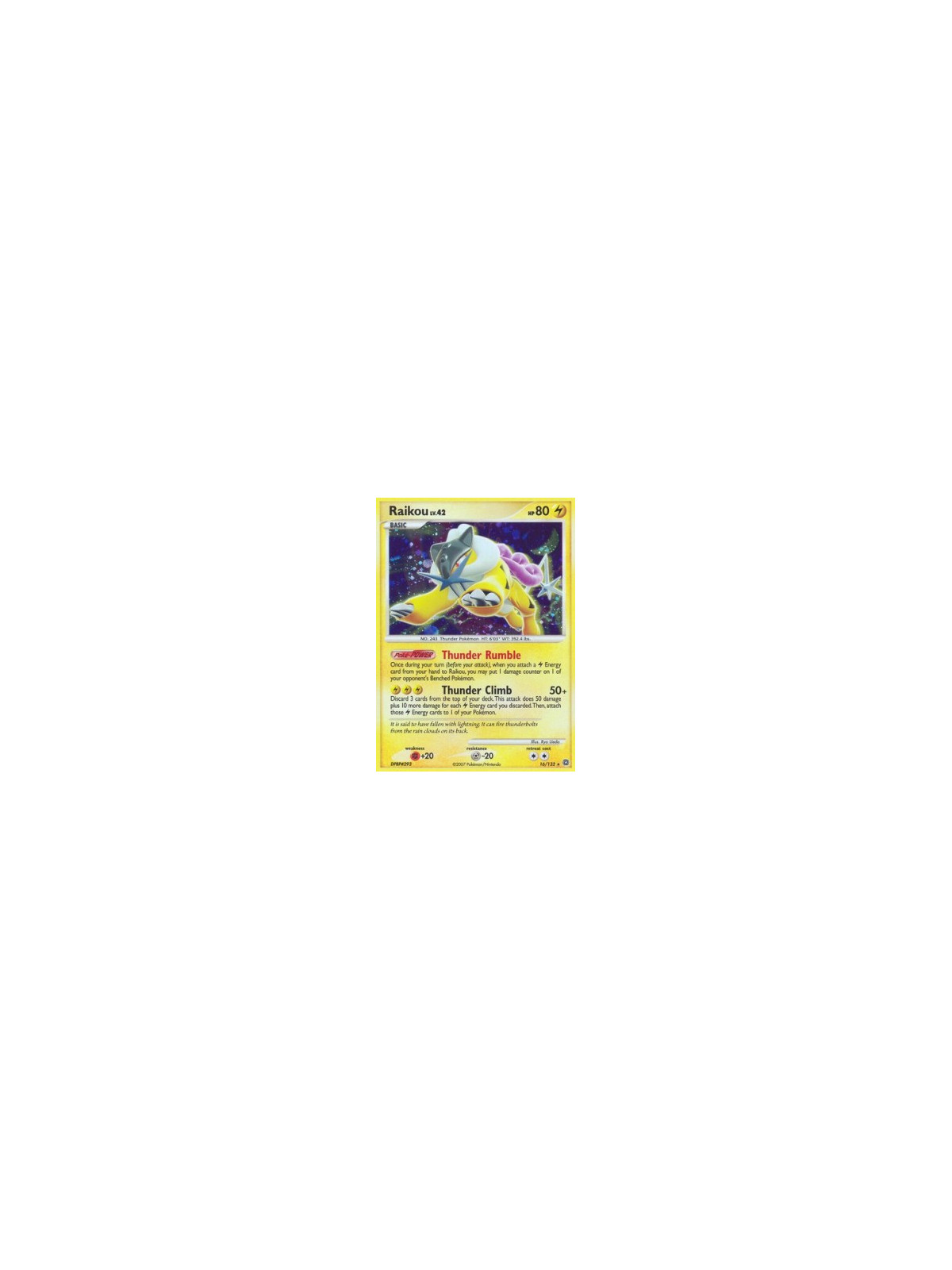 SW 016 - Raikou Lv,42