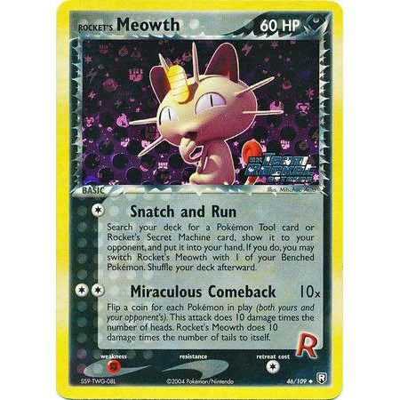 TRR 046 - Rocket's Meowth - Reverse Holo