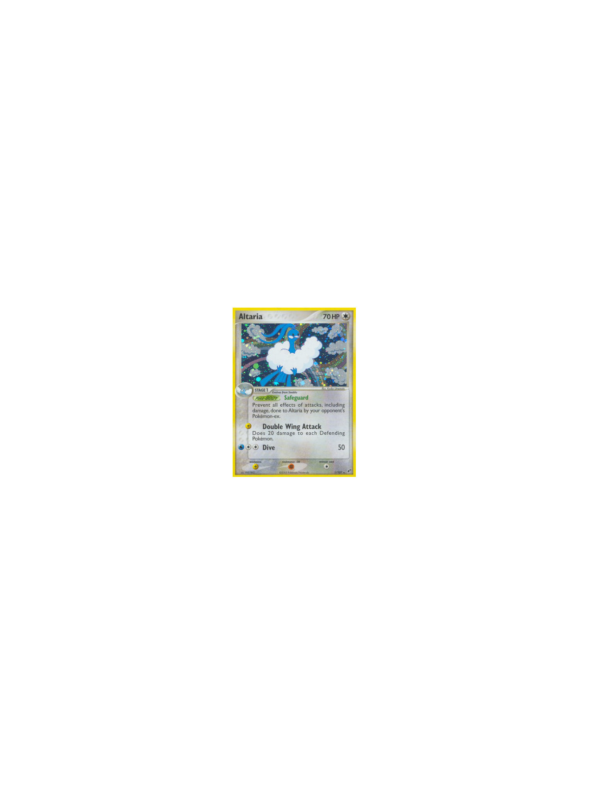 DX 001 - Altaria - Holo