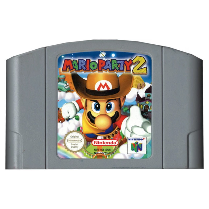 Mario Party 2 (stickerschade, losse cassette)
