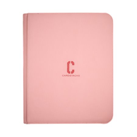 Cardstacks - 9 Pocket Binder Roze (360) met Rits