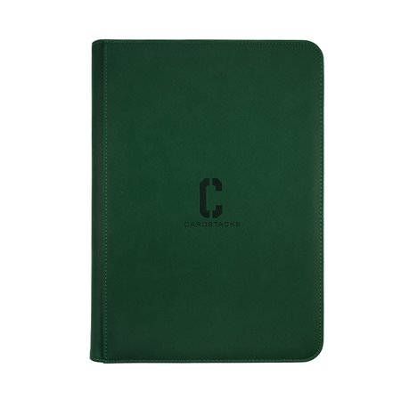 Cardstacks - 9 Pocket Binder Groen met Rits (360)