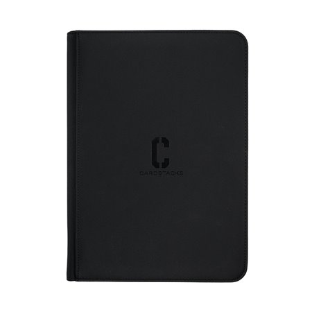 Cardstacks - 9 Pocket Binder Black (360) with zipper