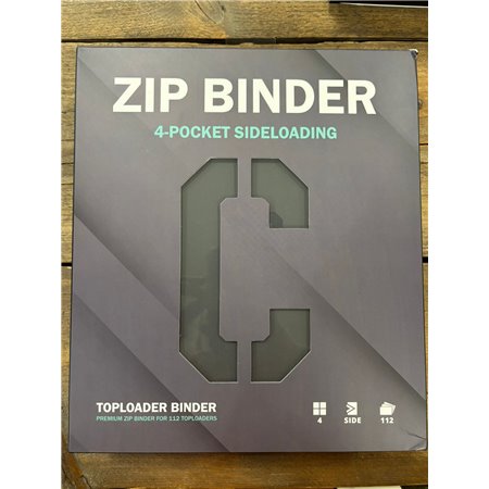 Cardstacks - 4 Pocket Toploader Binder Grijs (112)