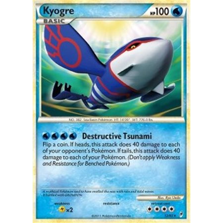 CL 012 - Kyogre - Reverse Holo