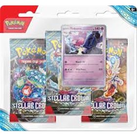 Pokémon - Stellar Crown - 3 Pack Blister Tinkaton Pokémon - Stellar Crown - 3 Pack Blister Tinkaton