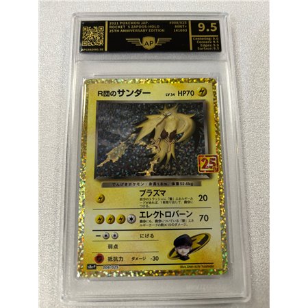 AP - s8a-P 008 - Rocket's Zapdos (9.5)