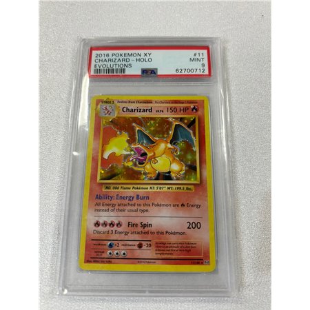 PSA - EVO 011 - Charizard Holo (9)