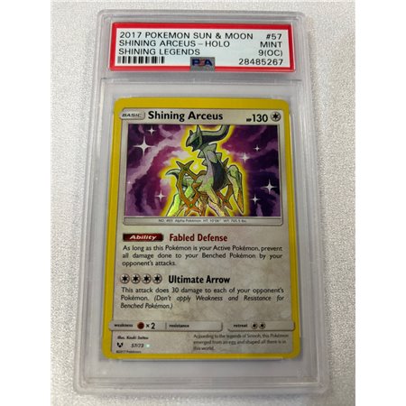 PSA - SLG 057 - Shining Arceus (9OC)