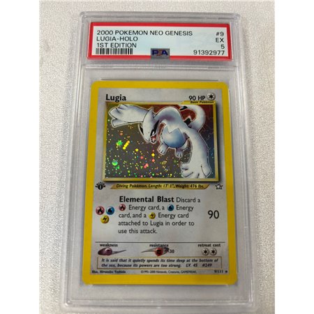 PSA - NG9 - Lugia holo 1st edition (5)