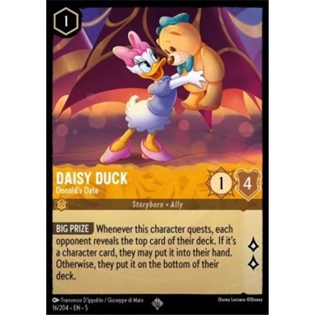 5SSK 016 - Daisy Duck - Donald's Date - Foil