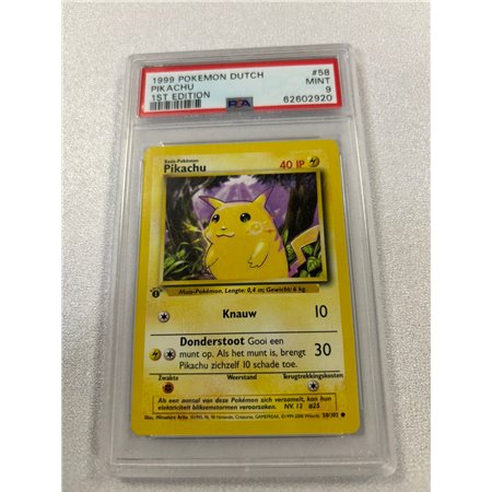 PSA - BS 058 - Pikachu 1ste Editie (9)