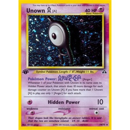 NDI 014 - Unown [A] - 1st Edition