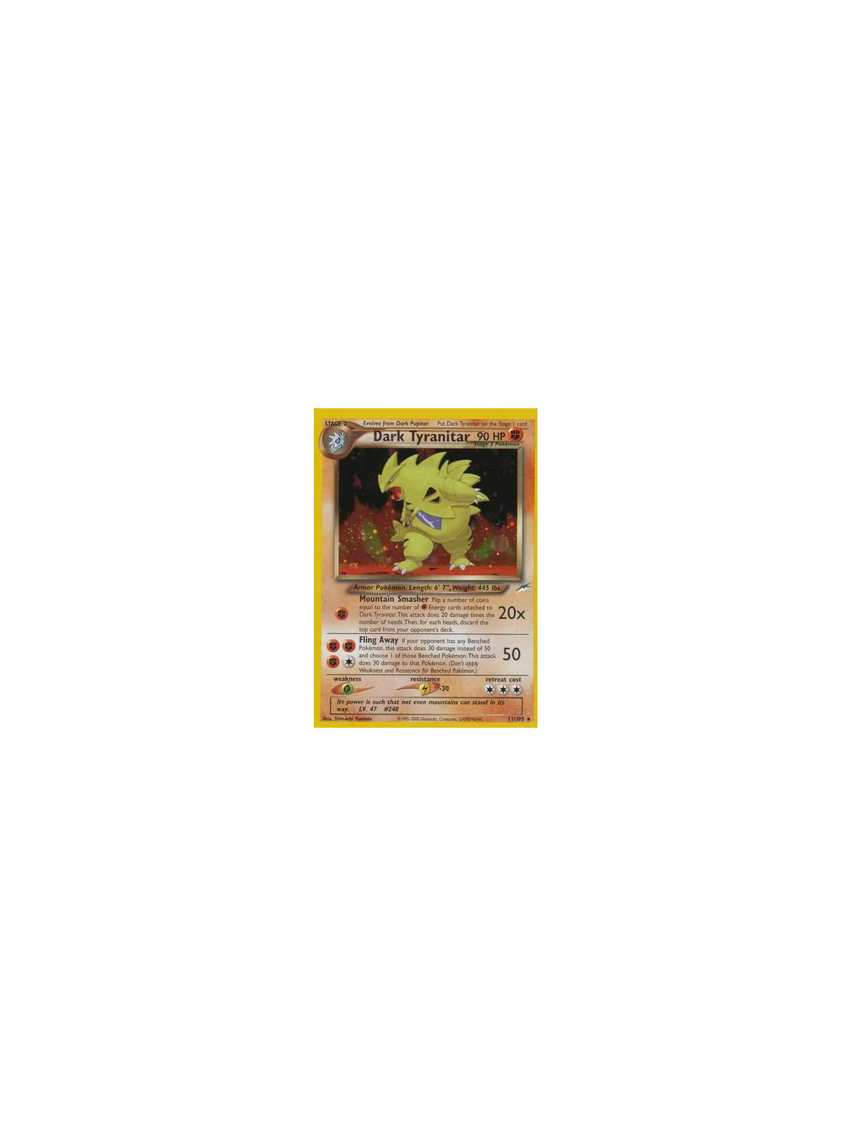 NDE 011 - Dark Tyranitar