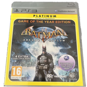 Batman Arkham Asylum Game of the Year (Platinum) - PS3 Batman Arkham Asylum Game of the Year (Platinum) - PS3