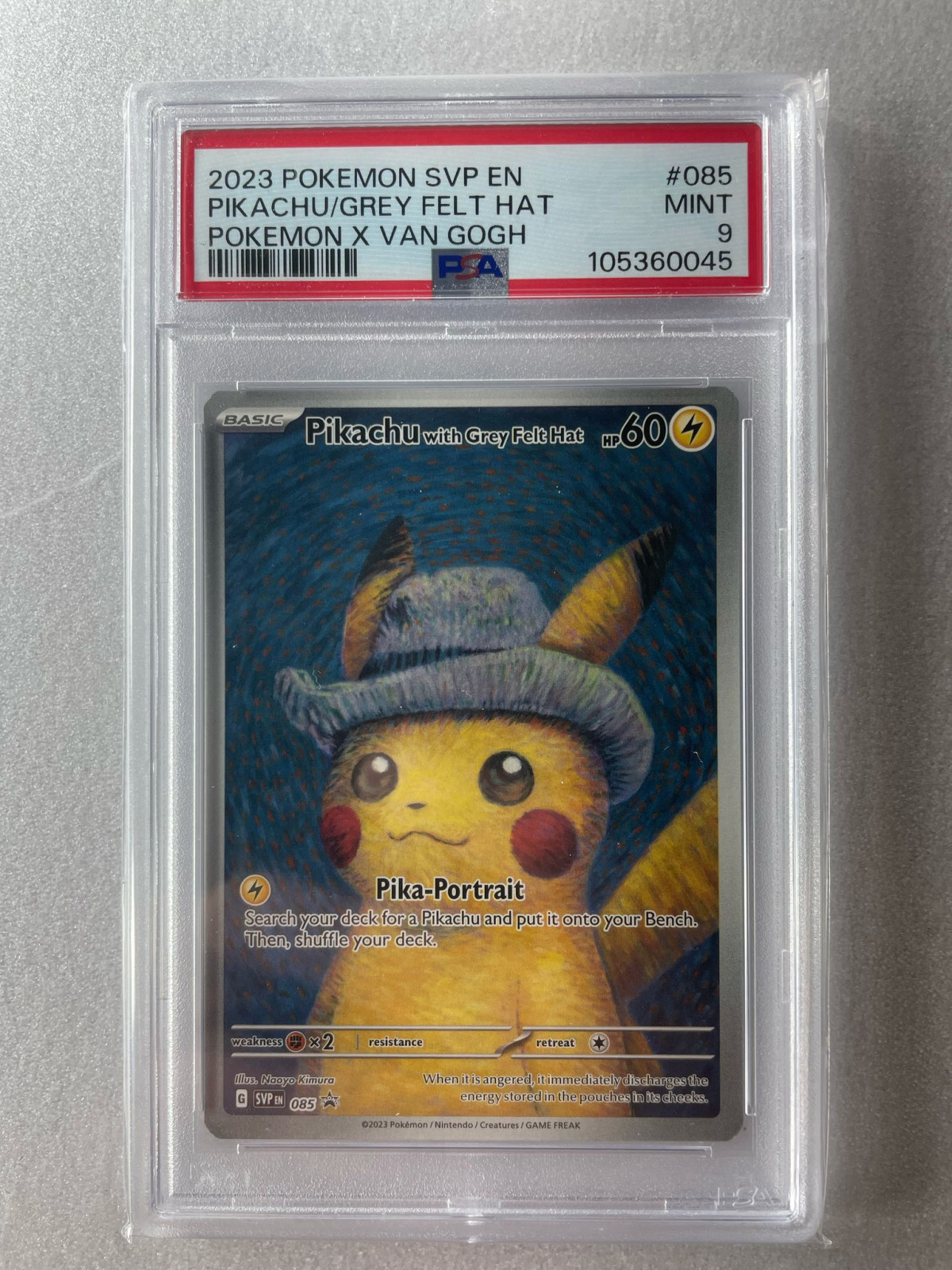PSA - SVP 085 - Pikachu with Grey Felt Hat (9)