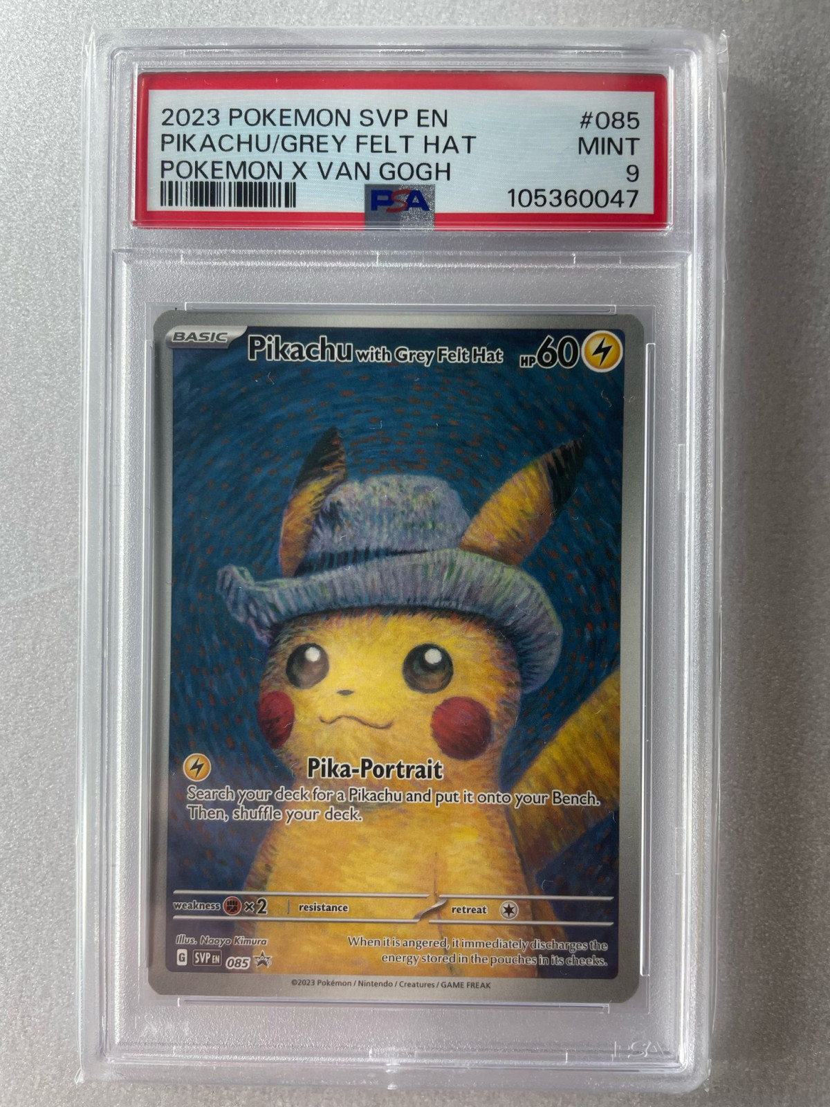 PSA - SVP 085 - Pikachu with Grey Felt Hat (9)