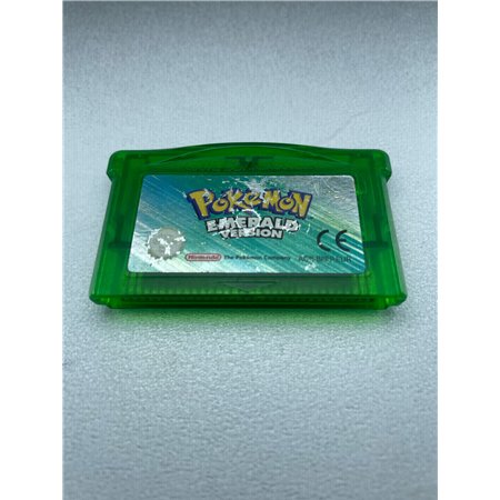 Pokémon Emerald (slechte sticker, Game Only) - GBA