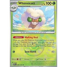 PRE 008 - Whimsicott - PokeBall Reverse Holo