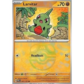 PRE 047 - Larvitar - MasterBall Reverse Holo
