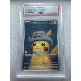 Pikachu Grey Felt Hat PSA 9