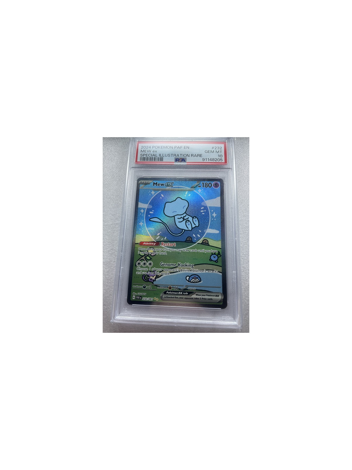 Mew 232 PSA 10 'Bubbelmew'