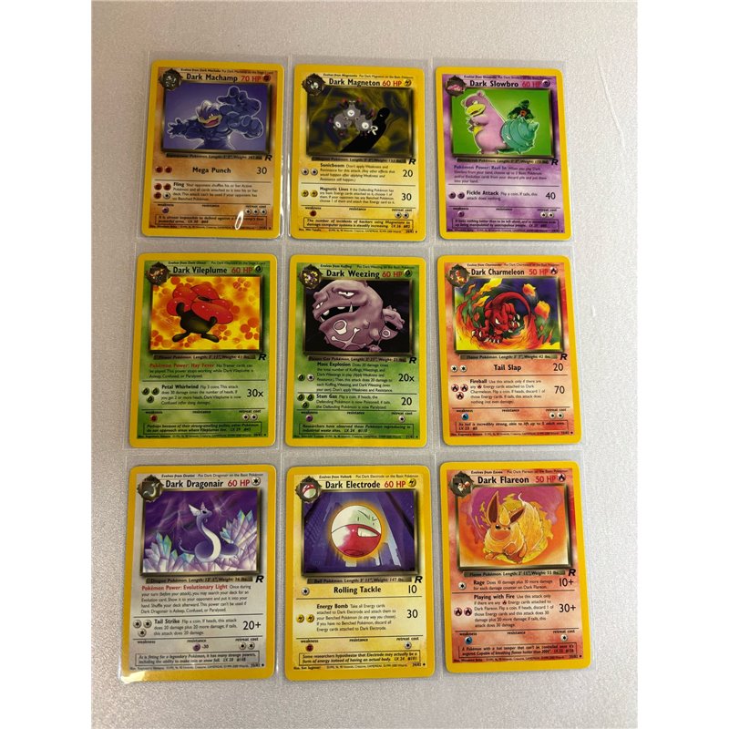 Pokémon Team Rocket Complete Set English