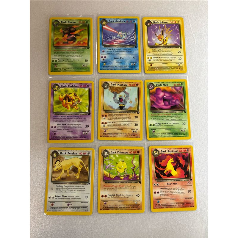 Pokémon Team Rocket Complete Set English