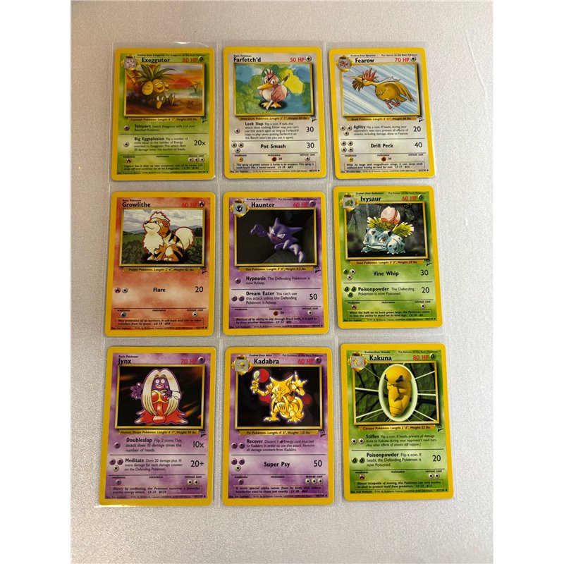 Pokémon Base 2 Complete Set English