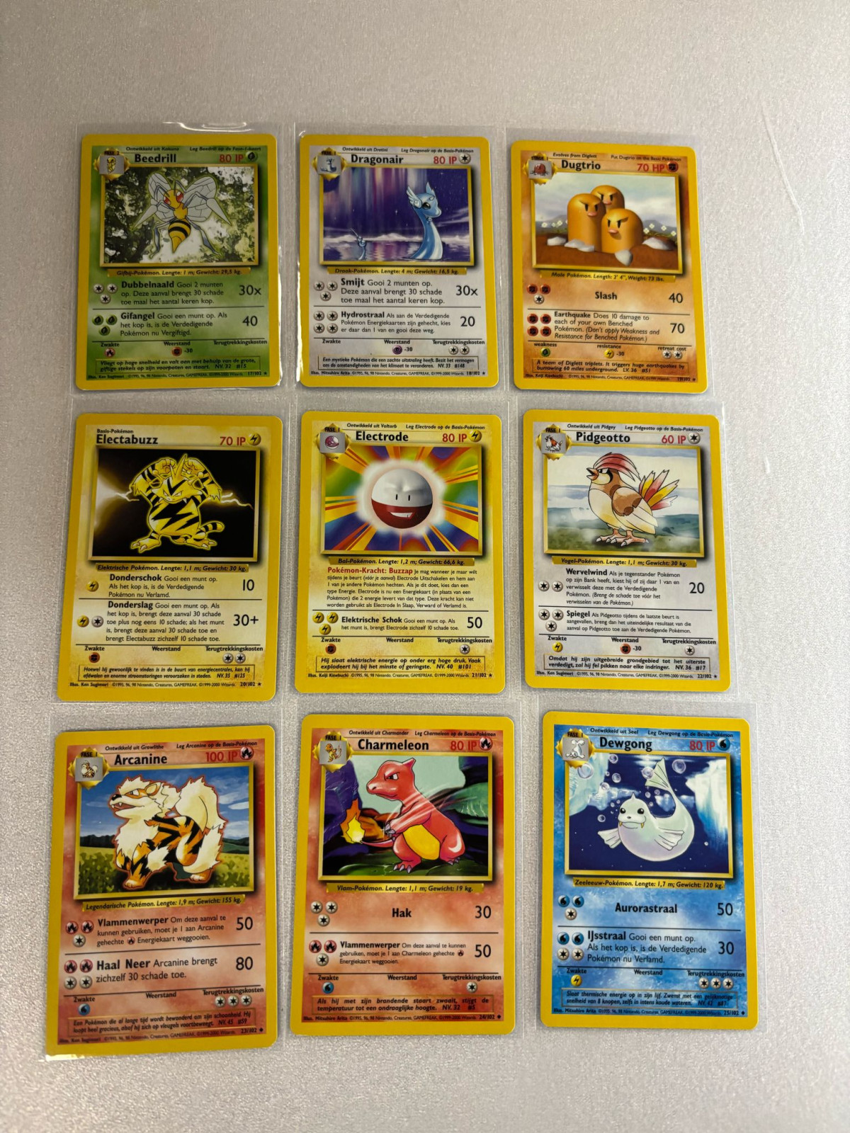 Pokémon Base Set Complete Set Dutch/English