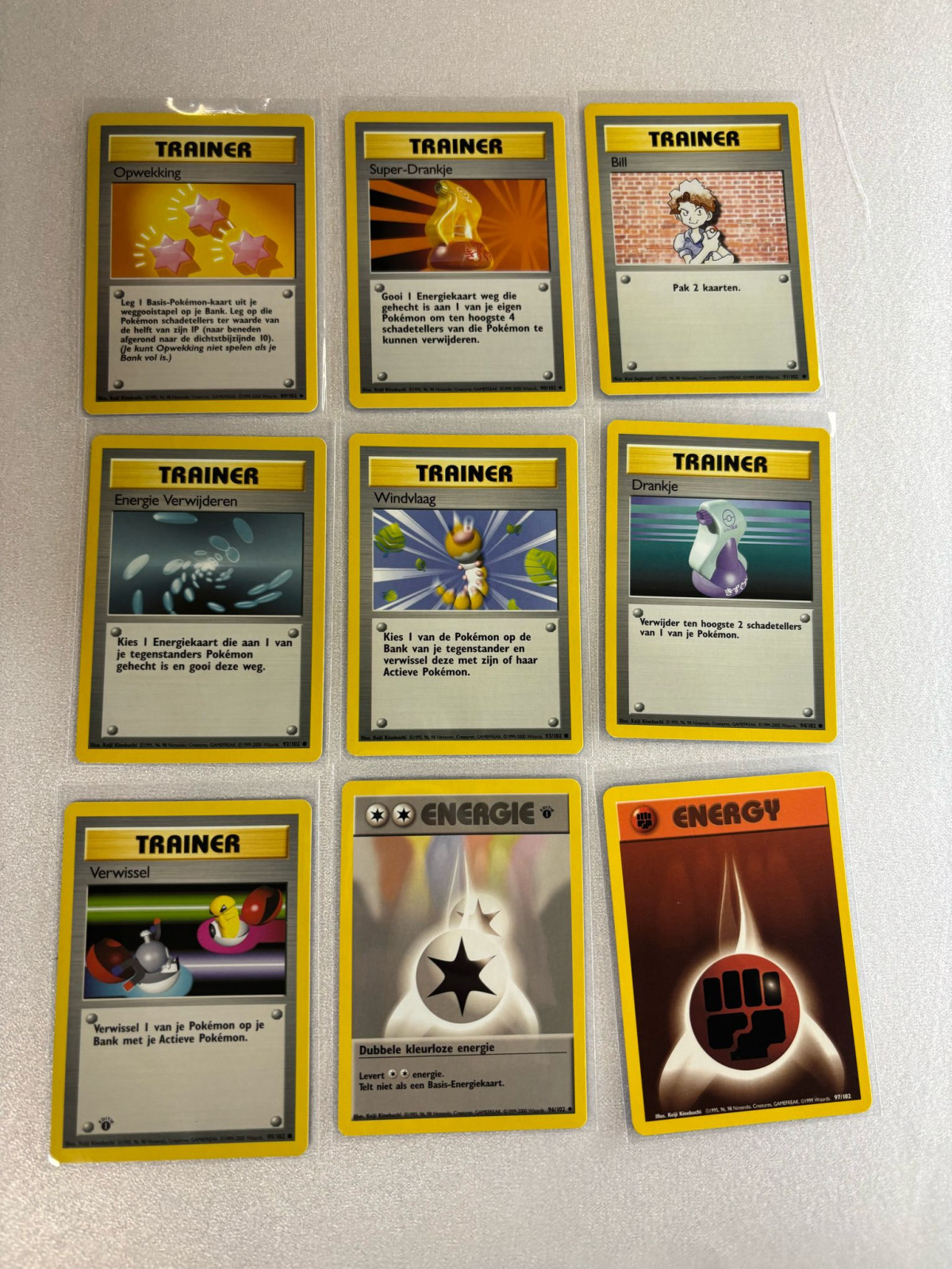 Pokémon Base Set Complete Set Dutch/English