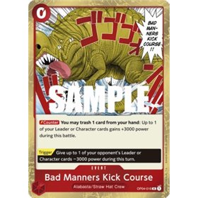 OP04-016 - Bad Manners Kick Course OP04-016 - Bad Manners Kick Course